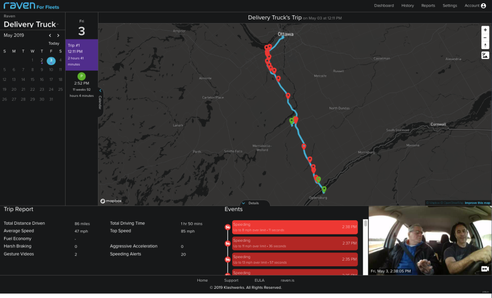 screenshot of Raven Connected